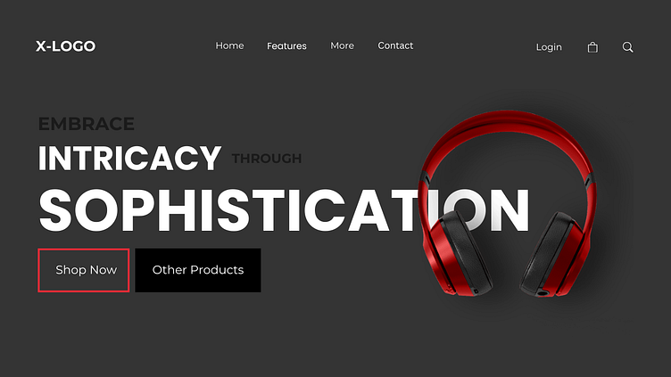 Simple Product Landing Page Design, Html/CSS by Okpalannajiaku Xavier ...