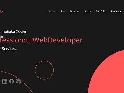 Simple Portfolio Design Idea, Html/CSS design graphic design ui ux web