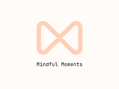 Mindful Moments Logo branding concept design logo logo design moments q