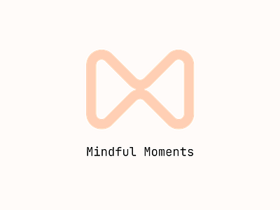 Mindful Moments Logo branding concept design logo logo design moments q