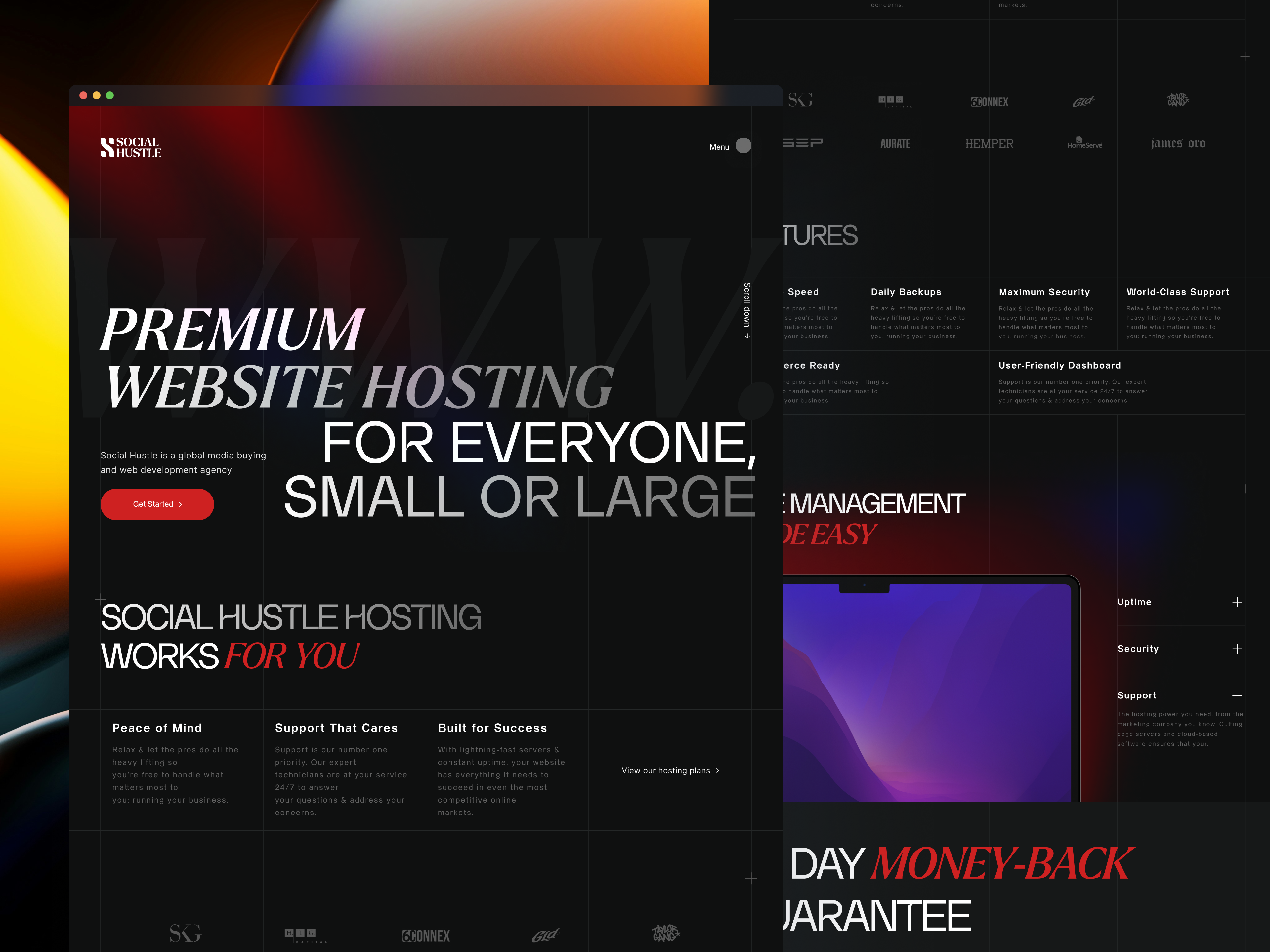 Example of High Complexity Website Design