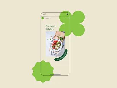 GreenBite Design Concepts app assets brand branding delivery design eco food fresh graphic design green healthy illustration logo meals posters social media typography ui ux
