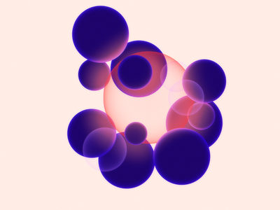 Bubble Bubble 3d animation branding circle glow graphic design minimal motion graphics orb pink purple tranlucent ui