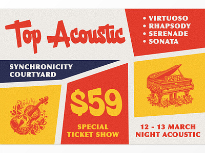 Top Acoustic Poster concert