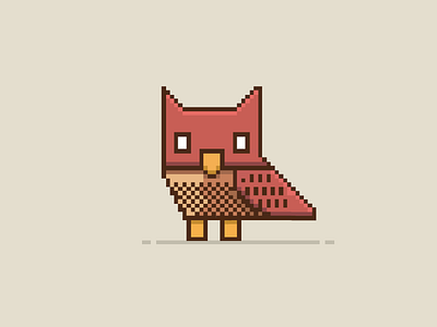 pixel owl bird illustration pixel animal pixel bird pixel illustration pixel owl pixel people pixel person