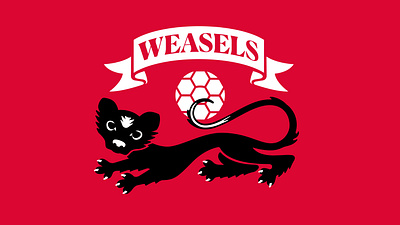 Weasels - Youth Soccer Logo art direction brand design branding design graphic design illustration logo soccer sports vector youth