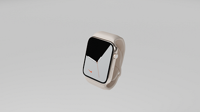 3D modeling of the Apple Watch. 3d 3d modeling blender design graphic design illustration project