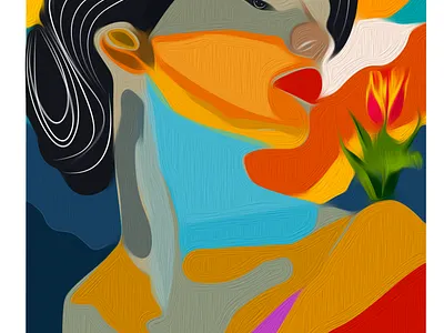 My Lady Digital Art illustration artwork digital illustration logo poster prints woman