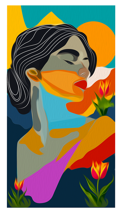 My Lady Digital Art illustration artwork digital illustration logo poster prints woman