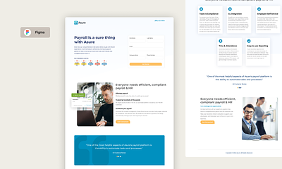 Landing Page Optimization for a SaaS Company cro hr hr landing page landing page design landing page optimization payroll landing page saas web design