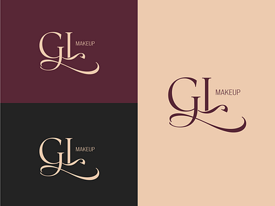 GL Makeup, Logo Design graphic design logo logodesign