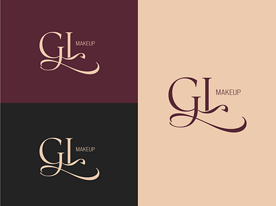 GL Makeup, Logo Design graphic design logo logodesign