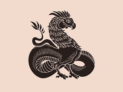 Basilisk basilisk design greek mythology illustration ink linework mythology procreate snake