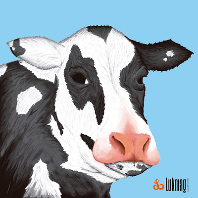 COW digital art graphic design illustration