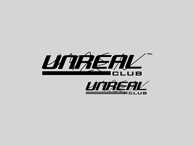 Unreal Club - Logo Design brand design graphic design logo logoclub logodesign