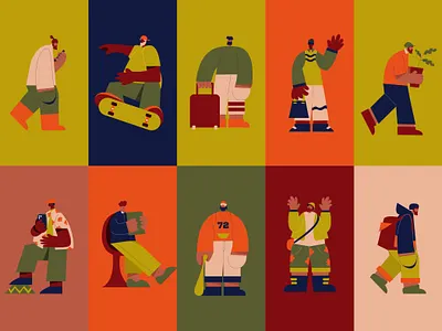 Man Characters Stylish of Fashion character illustration fashion fashion illustrator flat illustration graphic design landing page man ui website illustration