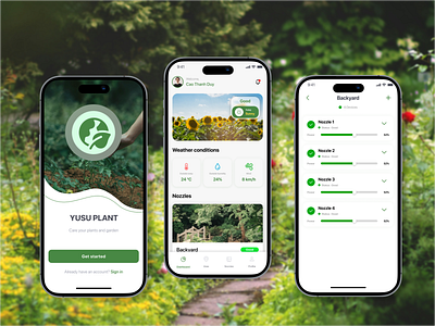 YUSU PLANT care plant mobile mobile app plant app smart app smart home smart mobile ui ux