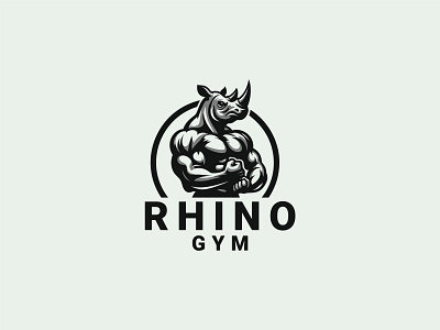 Rhino Gym Logo animal esport logo fitness logo gaming gym gym logo illustration max fitness mobile games powerpoint residential rhino fitness rhino gym rhino gym logo rhino logo safari solid rhino strong rhino warrior warrior rhino