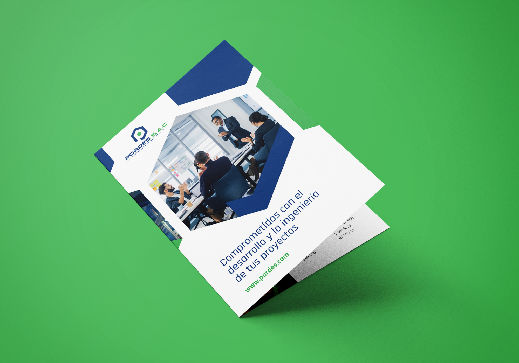 PORDES Brochure branding brochure graphic design