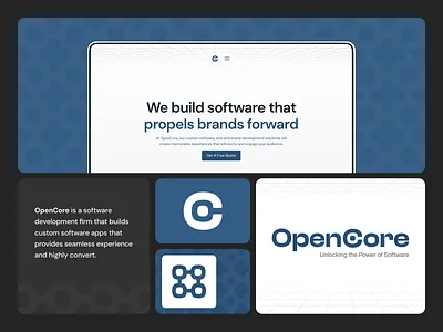 OpenCore - Software Development Firm Brand Guidelines agency brand agency brand guideline agency brand identity agency branding agency visual identity brand brand guidelines brand guidline branding branding and identity branding work design agency brand design agency branding identity logo logo design logodesign marketing brand guideline visual identity web design agency brand