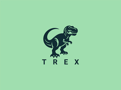 Trex Logo animal characters dino head dino logo dinosaur mascot dinosaurs illustration monster old powerpoint sharp teeth strong strong dino t rex trex trex dino trex logo visual identity warrior zilla