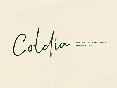 Coldia — a captivating handwriting font family beautiful font branding cursive design font hand drawn handwriting handwritten logotype modern calligraphy modern font typeface typography