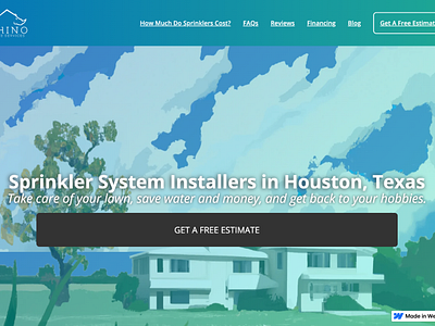 Sprinkler System Installers Website design web