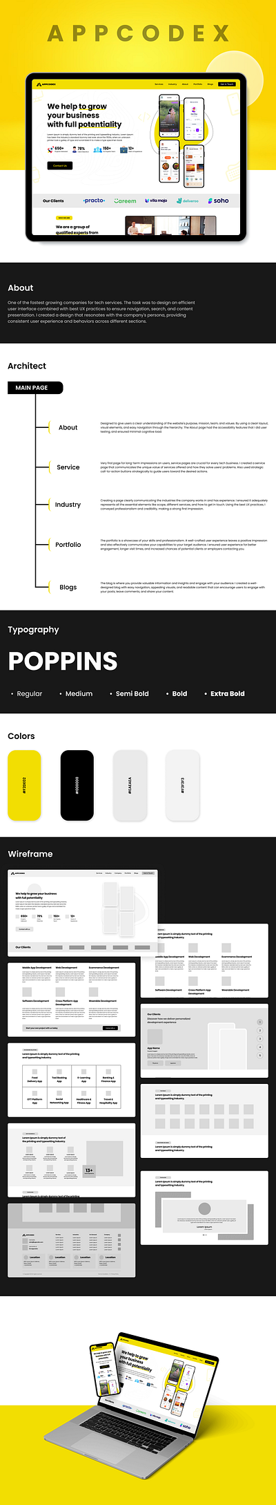 Appcodex graphic design typography ui