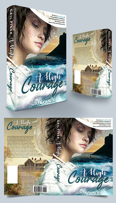 A high courage book cover book cover branding ebook graphic design motion graphics