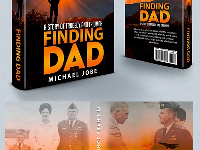 Finding Dad book cover book cover branding ebook graphic design logo motion graphics ui