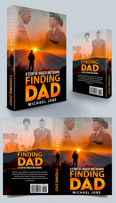 Finding Dad book cover book cover branding ebook graphic design logo motion graphics ui