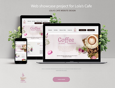 cafe website design ui ux website website design