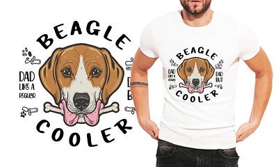 Dog T-shirt | T-shirt Design | Tee text