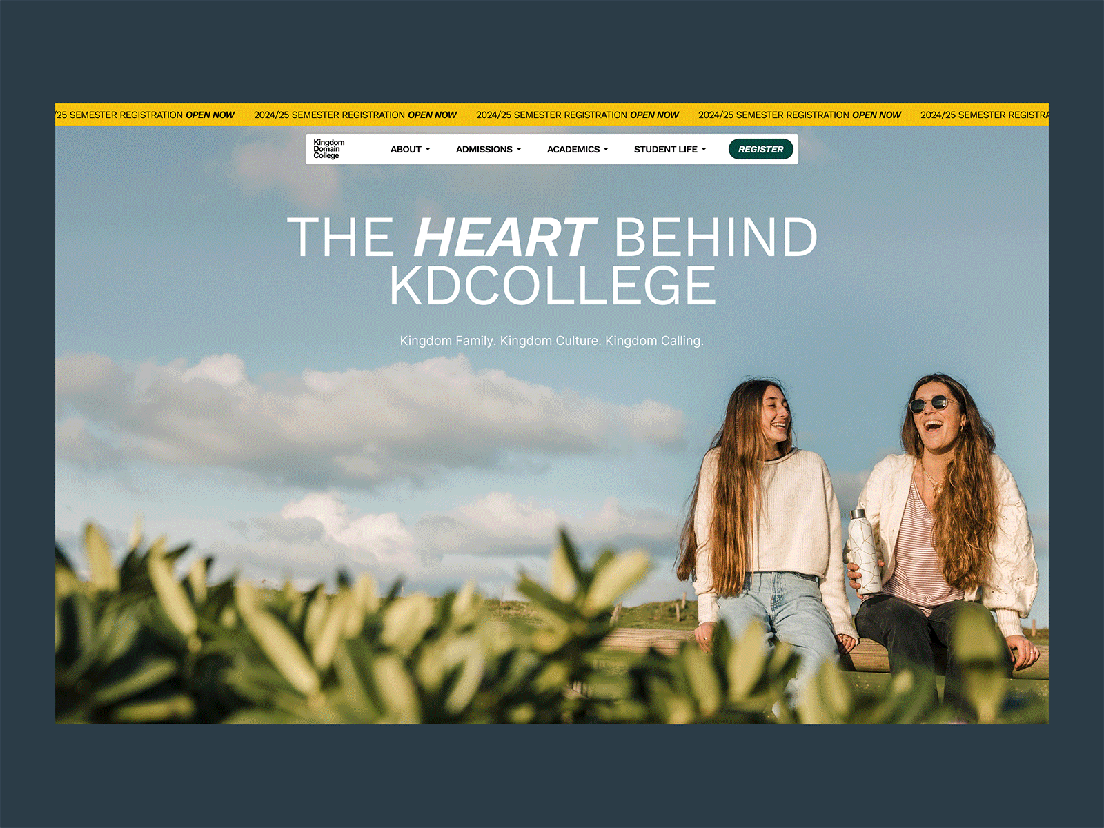 KDCollege - About christ christian college education god grid jesus layout minimal school ui universtiy ux web web layout website