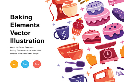 Baking Element Vector Illustration scalable