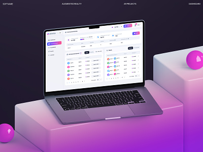 Atlantis AR: Announcements Dashboard business charts corporate crm dashboard ecommerce ecommerce app finance interface management marketplace payment platform product design service software ui visual design web app web3