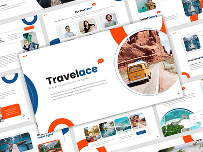 Travelace - Travel PowerPoint agency beach business clean creative design destination graphic design holiday journey modern nature powerpoint presentation simple tour travel trip typography vacation