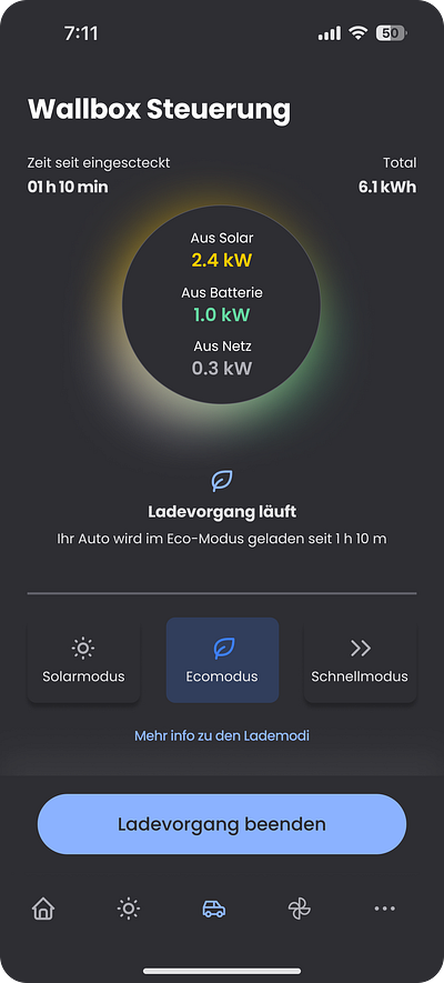 Wallbox charging ev ui ux wallbox