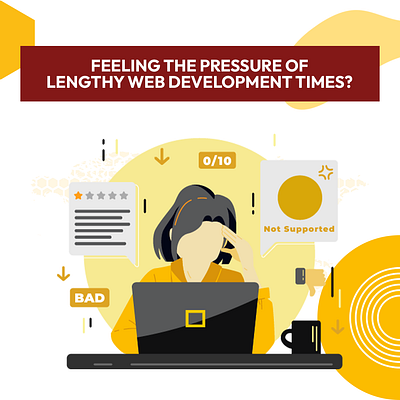 Feeling the frustration of waiting too long for your website to web development website design website development