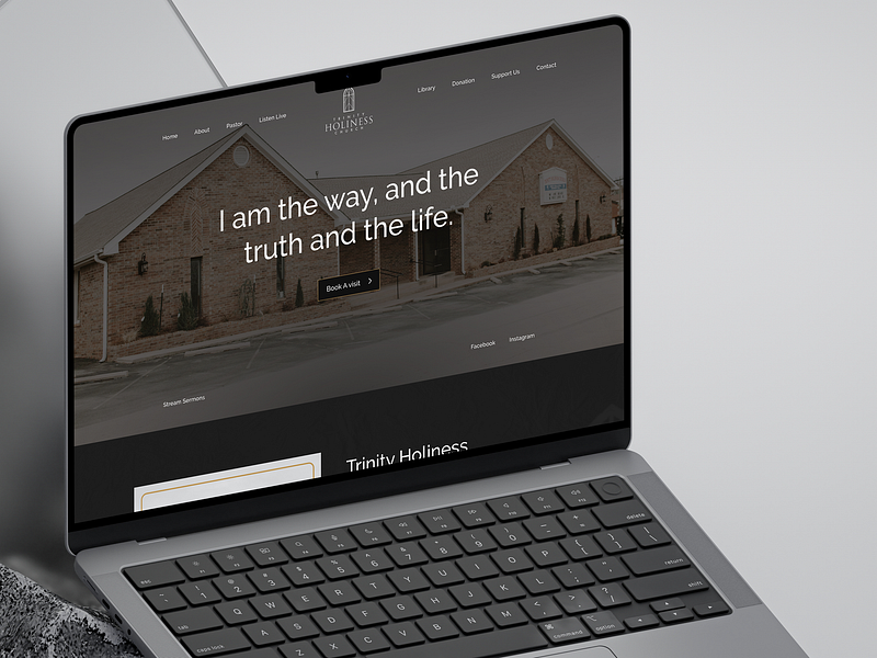 Trinity Holiness Church - Website design digital faith community trinity holiness