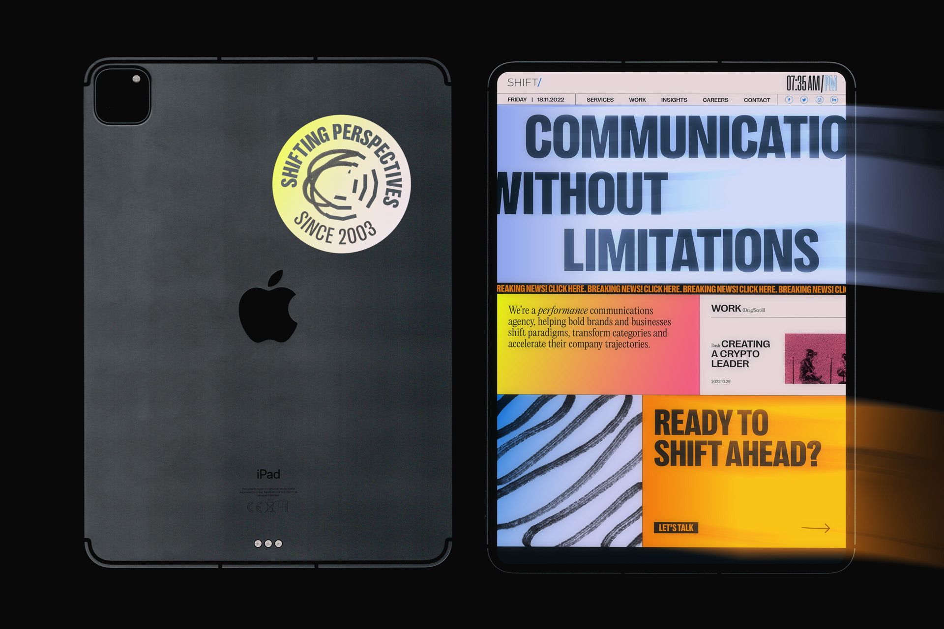 Shifting Perspectives bendito mockups brand identity branding design grid graphic design grid icon design iconography illustration masthead newspaper layout pangram pangram fonts ppeditorialnew pprightgrotesk pr agency pr branding type typography