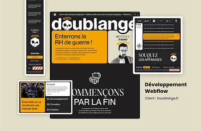 DOUBLANGE - WEBSITE cms creative coding development expert webflow seo webflow website