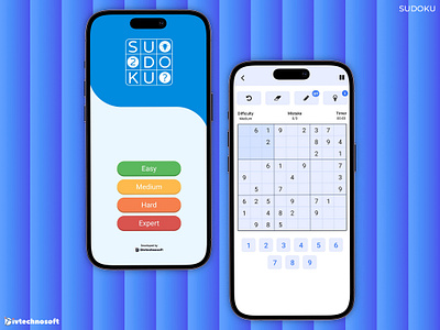 Sudoku App app graphic design sudoku ui