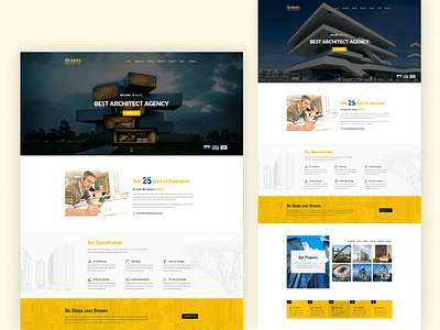 Architecture & Architect HTML Template - Raees responsive