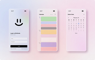 EUDSmile V2 graphic design school ui