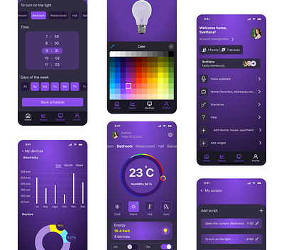 Smart house ui