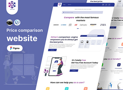 Price comparison website design ui ux web