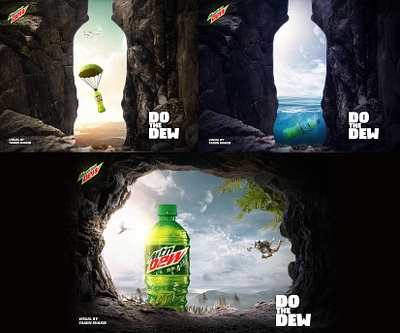 Mountain Dew ads design mountain dew photoshop socialmedia visual