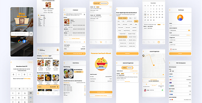 MauMakan designinterface fooddelivery interface mobile mobileapp ui uiux userinterface ux