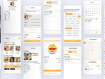 MauMakan designinterface fooddelivery interface mobile mobileapp ui uiux userinterface ux